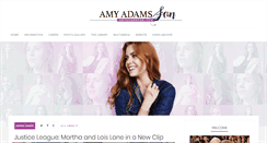 Desktop Screenshot of amyadamsfan.com