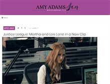 Tablet Screenshot of amyadamsfan.com